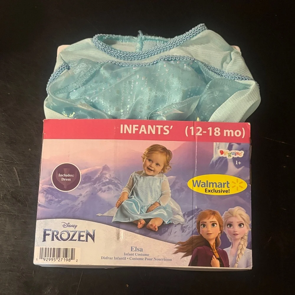 Disney Frozen Elsa Infant Bib -‎ Light Blue